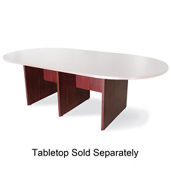 Lorell Conference Table Base- 28in.H- Mahogany LO463570